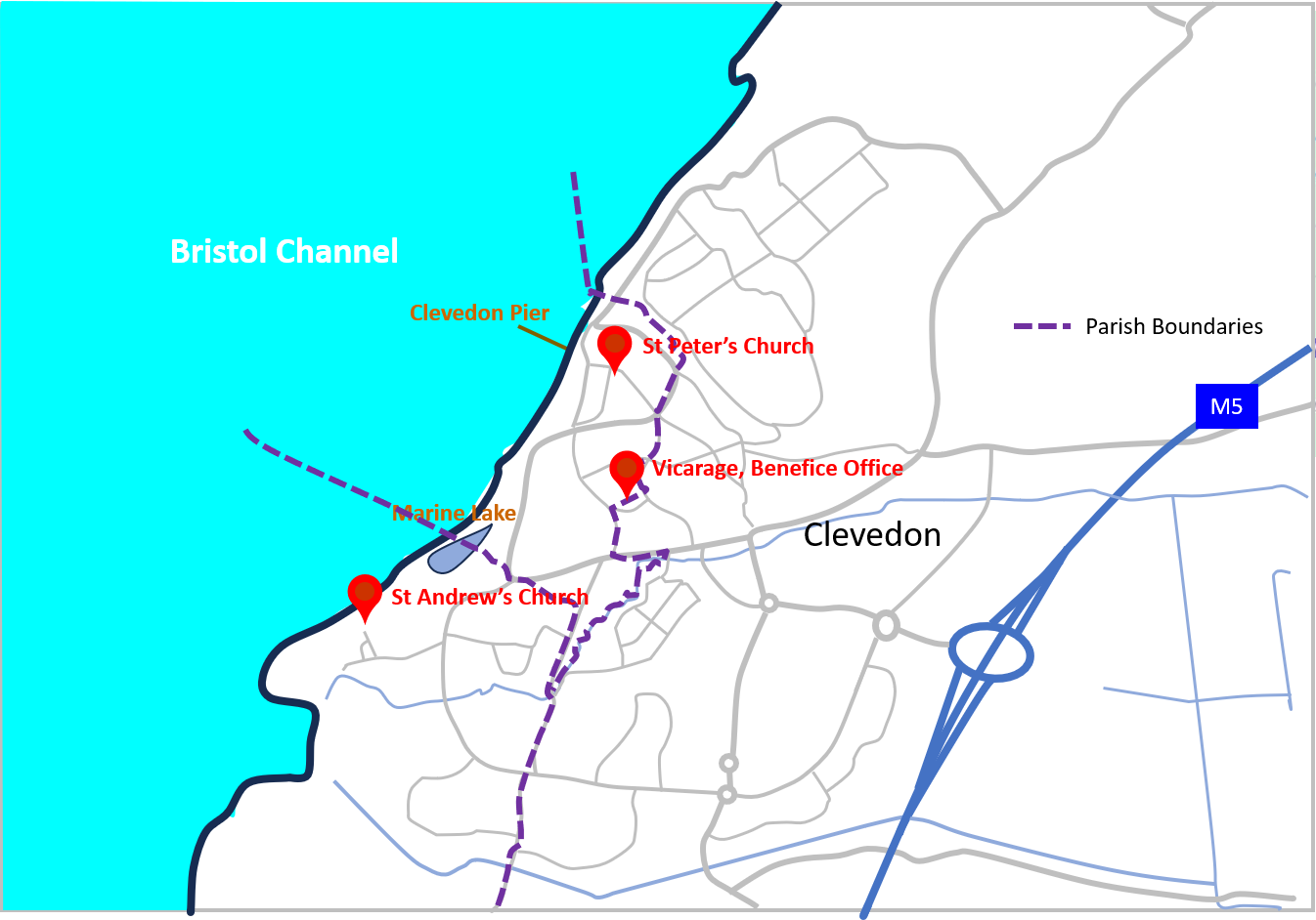 Benefice map revised